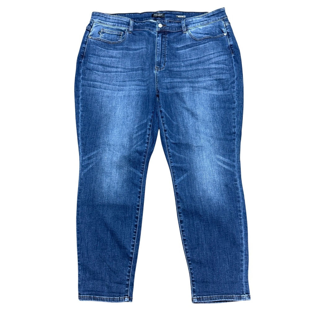 Judy Blue Slim Fit Jeans Womens 24W Medium Wash Blue Denim Stretch